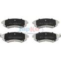 Front brake pad set JAPKO - 50590