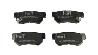 Jeu de plaquettes de frein arrière HART 221 646