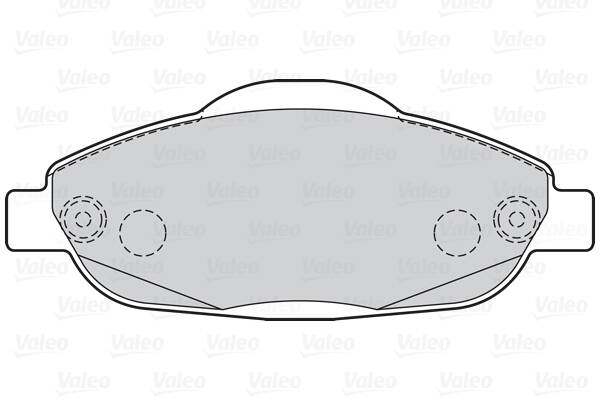 Jeu de plaquettes de frein avant VALEO 302215