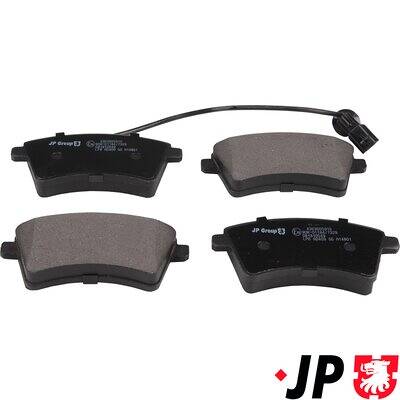 Bremsbeläge vorne JP GROUP 4363605910