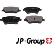 Bremsbeläge vorne JP GROUP - 1563607510