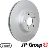 Bremsscheibe (pro Einheit) JP GROUP - 4663100200