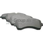 Front brake pad set (4 pcs) JP GROUP - 1163601810