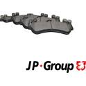 Front brake pad set (4 pcs) JP GROUP - 1163604110