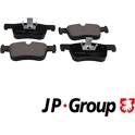 Front brake pad set (4 pcs) JP GROUP - 1463606110
