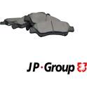 Front brake pad set (4 pcs) JP GROUP - 3463600310