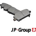 Front brake pad set (4 pcs) JP GROUP - 3463601010