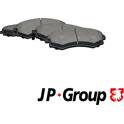 Front brake pad set (4 pcs) JP GROUP - 3563601110