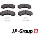 Front brake pad set JP GROUP - 1163601610