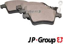 Front brake pad set