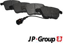 Front brake pad set