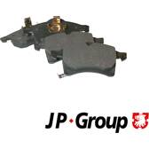 Front brake pad set JP GROUP - 1263600310