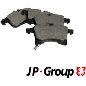 Front brake pad set JP GROUP - 1263600410