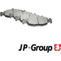 Front brake pad set JP GROUP - 1263600810