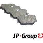 Front brake pad set JP GROUP - 1363600310