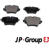 Front brake pad set JP GROUP - 1463606410