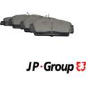 Front brake pad set JP GROUP - 4063601010