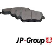 Front brake pad set JP GROUP - 4363601910