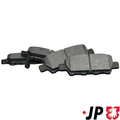 Rear brake pad set