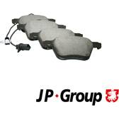 Jeu de plaquettes de frein avant JP GROUP - 1163604410