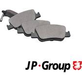 Rear brake pad set JP GROUP - 4863701910