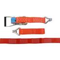 Cinghia a cricchetto - 60 cm - Rosso/Arancione - x 1 JUMBO - 0926331