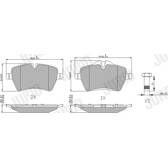 Bremsbeläge vorne JURID - 573234J