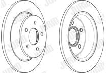 Bremssatz (2 Bremsscheiben)