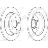 Bremssatz (2 Bremsscheiben) JURID - 562655JC