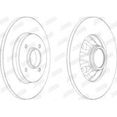 Bremsscheibe (pro Einheit) JURID - 562937JC-1