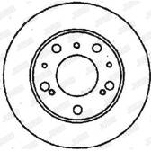 Bremssatz (2 Bremsscheiben) JURID - 561321JC