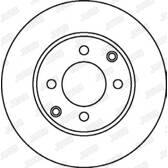 Bremssatz (2 Bremsscheiben) JURID - 562055JC