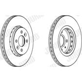 Bremssatz (2 Bremsscheiben) JURID - 562959JC