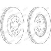 Bremssatz (2 Bremsscheiben) JURID - 562992JC