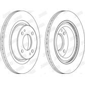 Bremssatz (2 Bremsscheiben) JURID - 563121JC