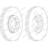 Bremsscheibe (pro Einheit) JURID - 563124J-1