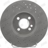 Jeu de 2 disques de frein JURID - 562745JC