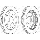 Kit Complet Disques & Plaquettes De Frein AV + AR Pour Nissan Pathfinder - ABS - Neuf
