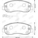 Front brake pad set (4 pcs) JURID - 573357J