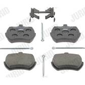 Front brake pad set JURID - 571212J