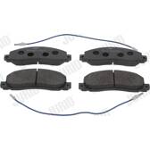 Front brake pad set JURID - 571306J