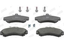 Front brake pad set