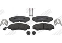Front brake pad set