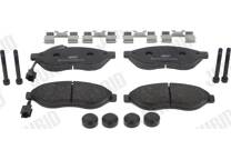 Front brake pad set
