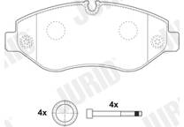 FERODO PREMIER ECO FRICTION FVR1132 Kit pastiglie freni VW