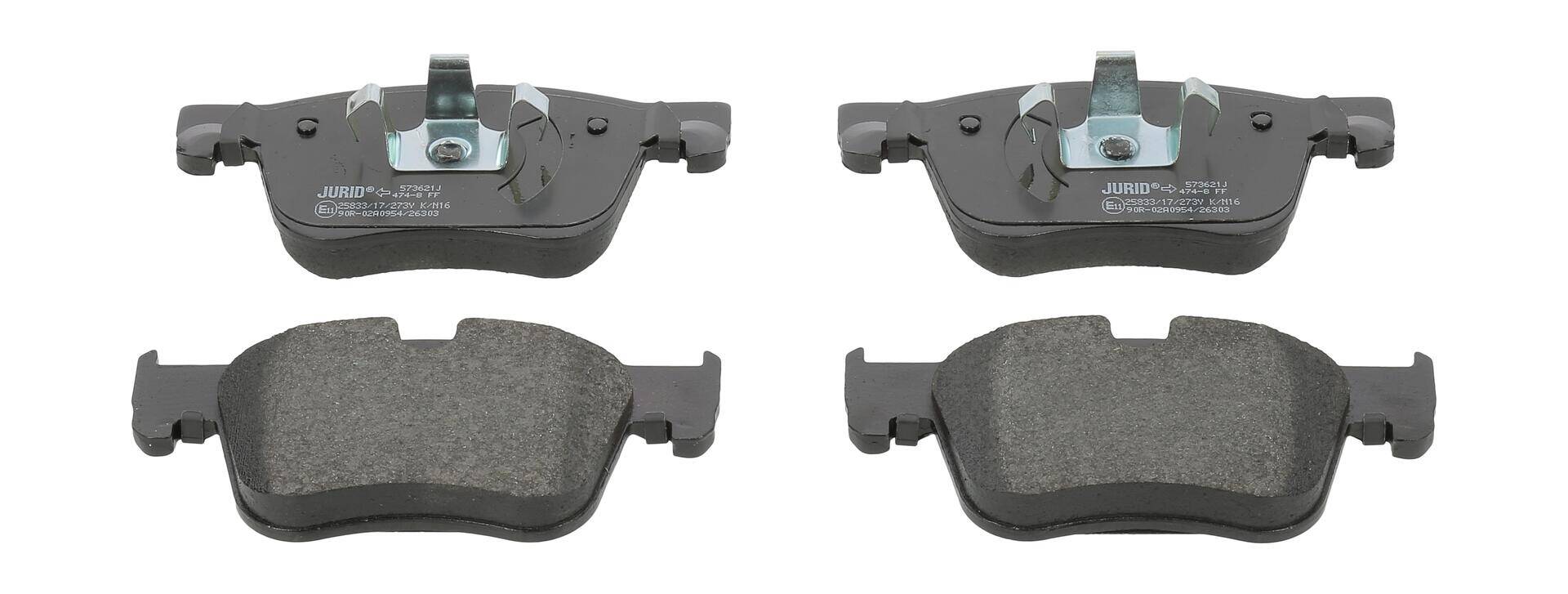 Front brake pad set