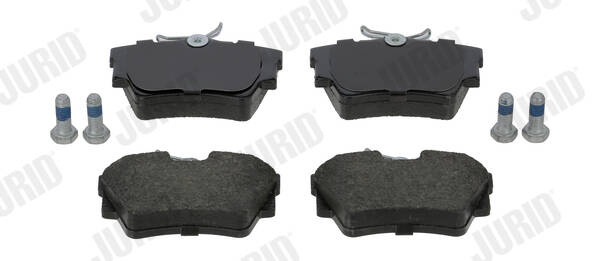 Rear brake pad set