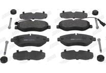 Rear brake pad set