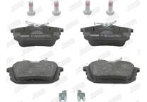 Rear brake pad set