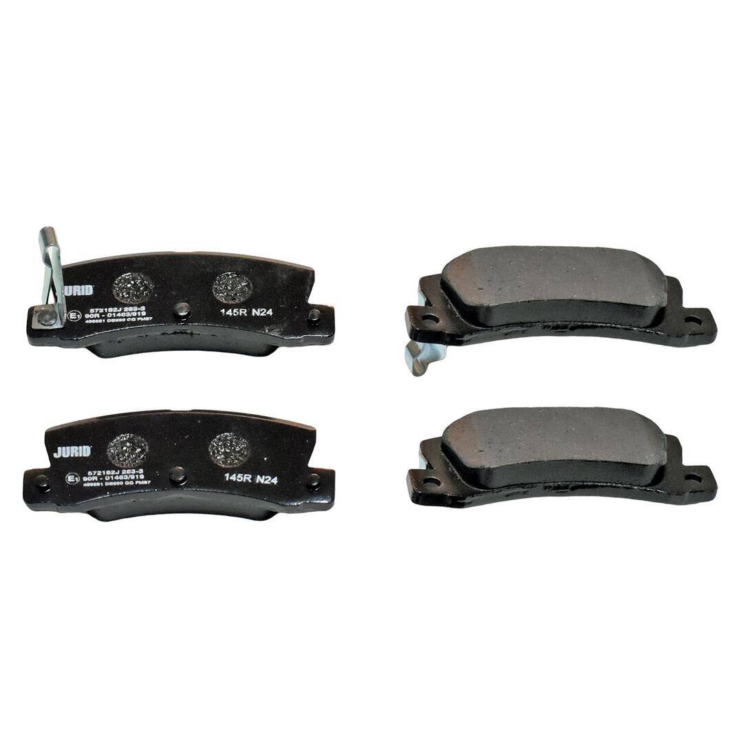 Rear brake pad set